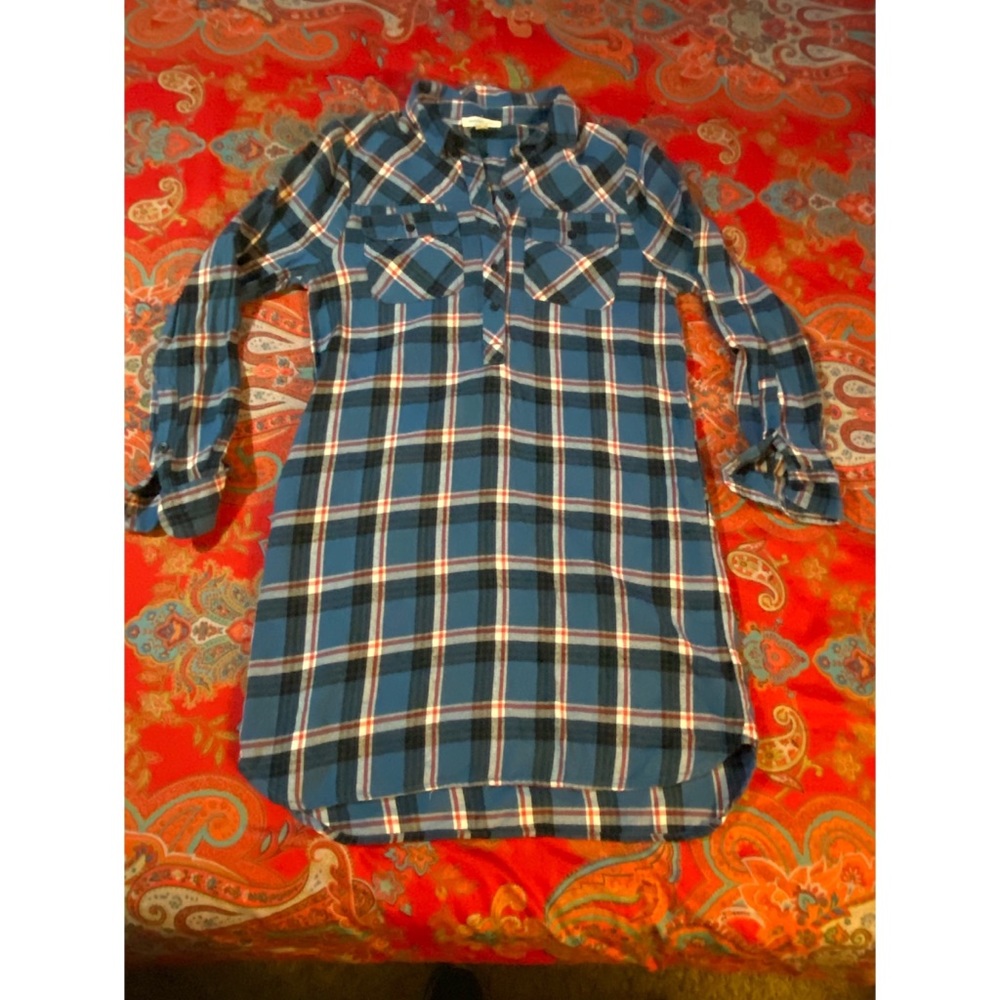 Plaid long sleeve dress. Size small.